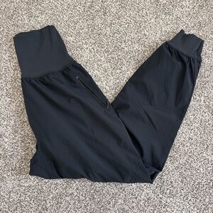 Aerie Black Joggers with Zip Pocket